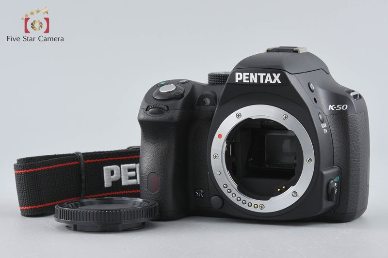 "Shutter count 1,506" Pentax K-50 Black 16.3 MP Digital SLR Camera Body