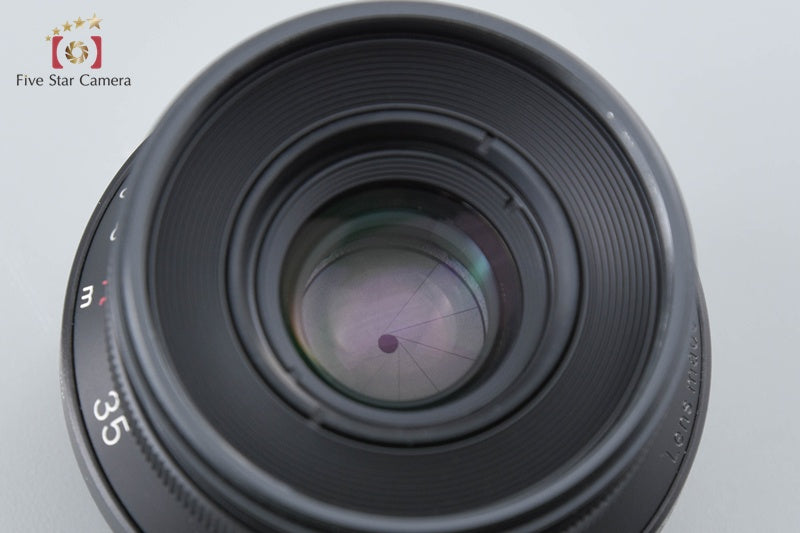 Voigtlander COLOR-SKOPAR 35mm f/2.5 MC Black L39 LTM Leica Thread Mount w/ Box