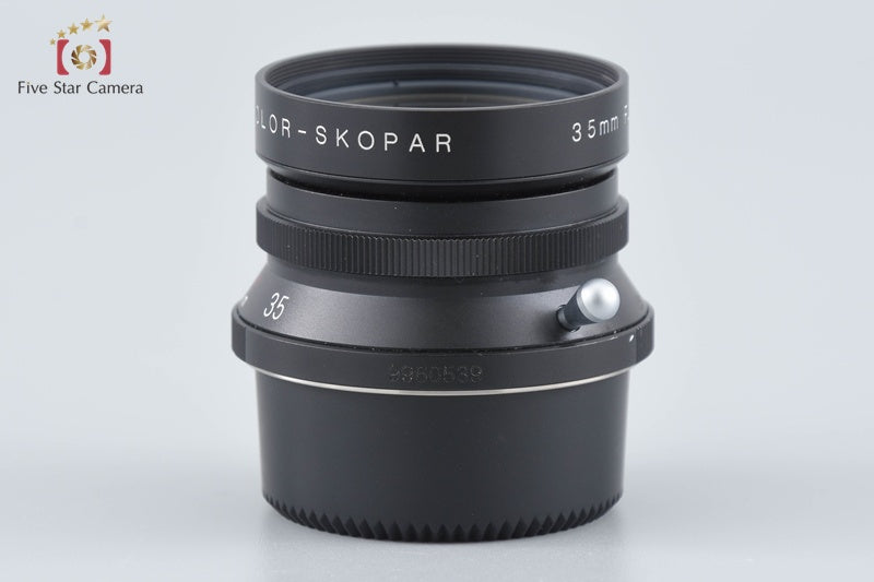 Voigtlander COLOR-SKOPAR 35mm f/2.5 MC Black L39 LTM Leica Thread Mount w/ Box