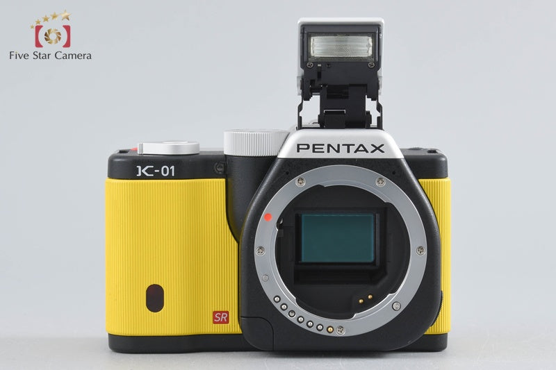 "Count 1,799" PENTAX K-01 Black x Yellow 16.2 MP Digital Mirrorless Camera Body