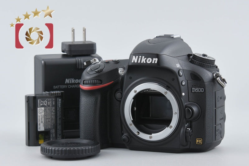 "Shutter Count 4,914" Nikon D600 24.3 MP Full Frame Digital SLR Camera Body