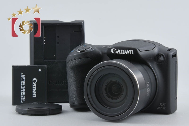 Canon PowerShot SX430 IS Black 20.0 MP Digital Camera