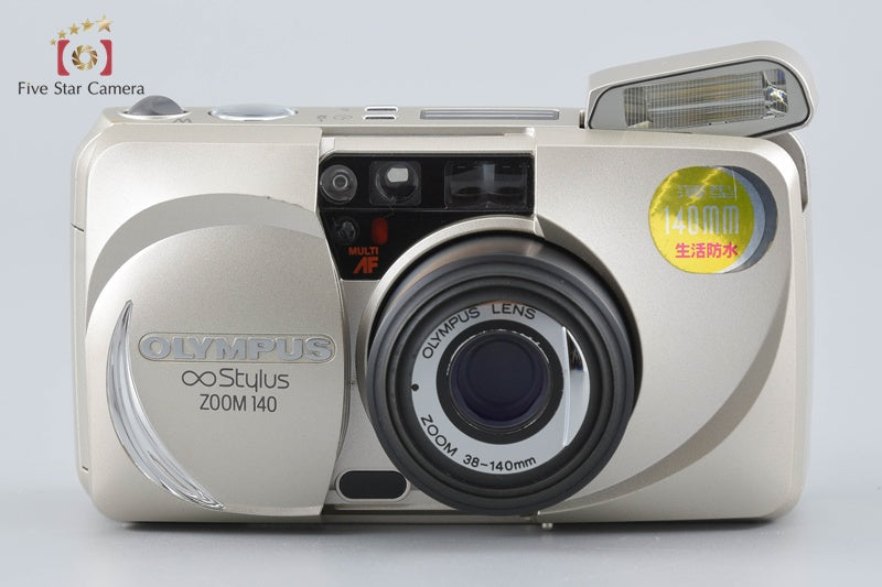 Olympus Stylus Zoom 140 Champagne Gold 35mm Point & Shoot Film Camera w/ Box