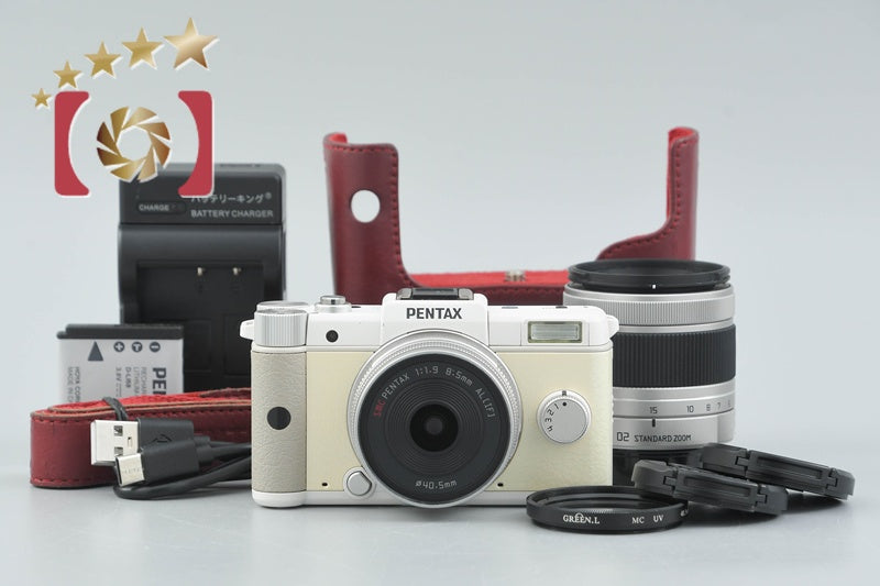 "Count 1,014" PENTAX Q White 12.4 MP Digital Mirrorless Camera 5-15 8.5 Lenses