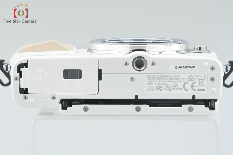 "Shutter count 1,929" Olympus PEN Lite E-PL7 White 16.1 MP Digital Camera