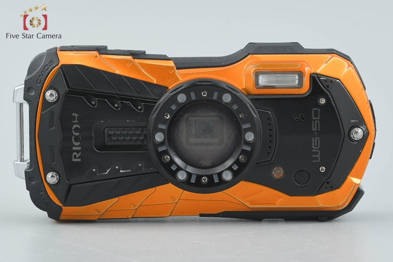 Ricoh Pentax WG-50 Orange 16.0 MP Waterproof Action Camera from Japan