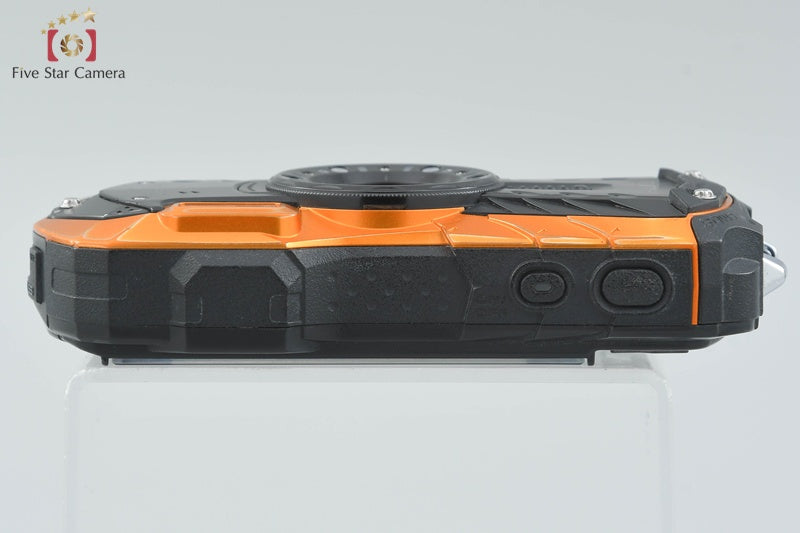 Ricoh Pentax WG-50 Orange 16.0 MP Waterproof Action Camera from Japan