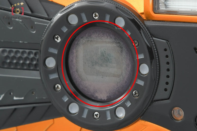 Ricoh Pentax WG-50 Orange 16.0 MP Waterproof Action Camera