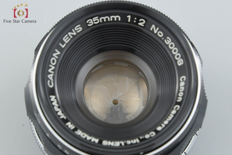 Canon 35mm f/2 L39 LTM Leica Thread Mount Lens