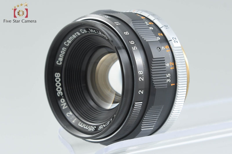 Canon 35mm f/2 L39 LTM Leica Thread Mount Lens