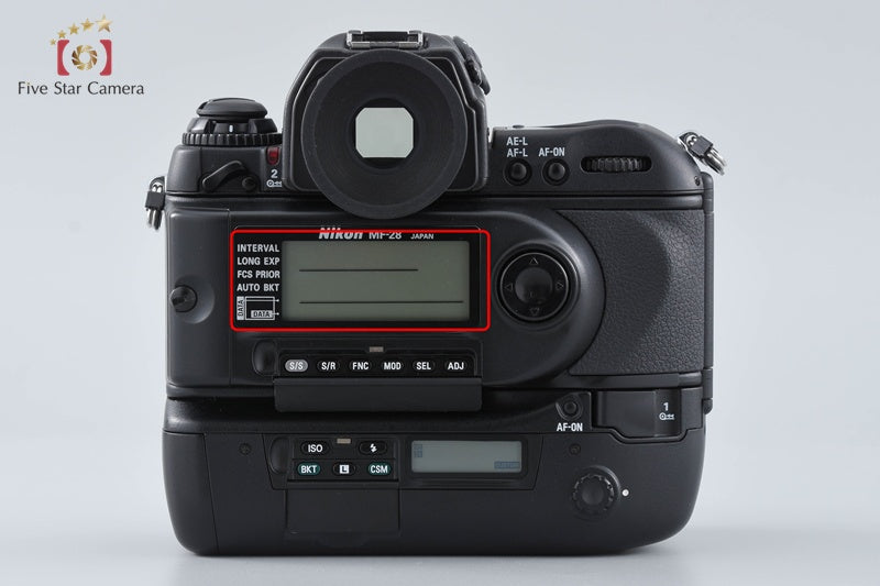 Nikon F5 35mm SLR Film Camera Body + MF-28 Data Back