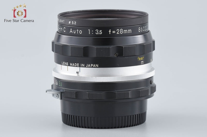 Nikon NIKKOR-H.C Auto 28mm f/3.5 Non Ai Lens from Japan