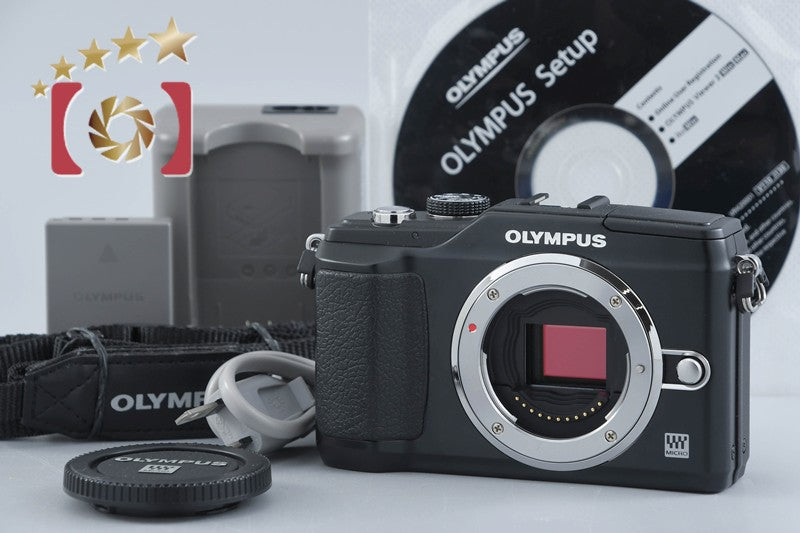 "Shutter count 195" Olympus PEN Lite E-PL2 Black 12.3 MP Digital Camera