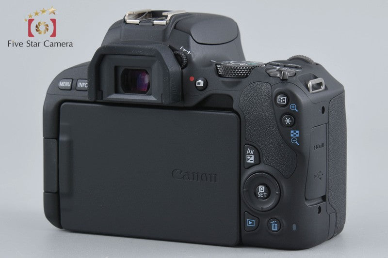 "Count 3,954" Canon EOS Kiss X9 / Rebel SL2 / 200D Black 24.2 MP DSLR 18-55 Lens