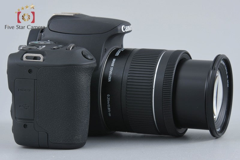 "Count 3,954" Canon EOS Kiss X9 / Rebel SL2 / 200D Black 24.2 MP DSLR 18-55 Lens