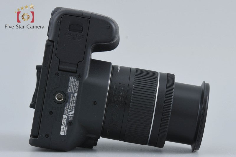 "Count 3,954" Canon EOS Kiss X9 / Rebel SL2 / 200D Black 24.2 MP DSLR 18-55 Lens