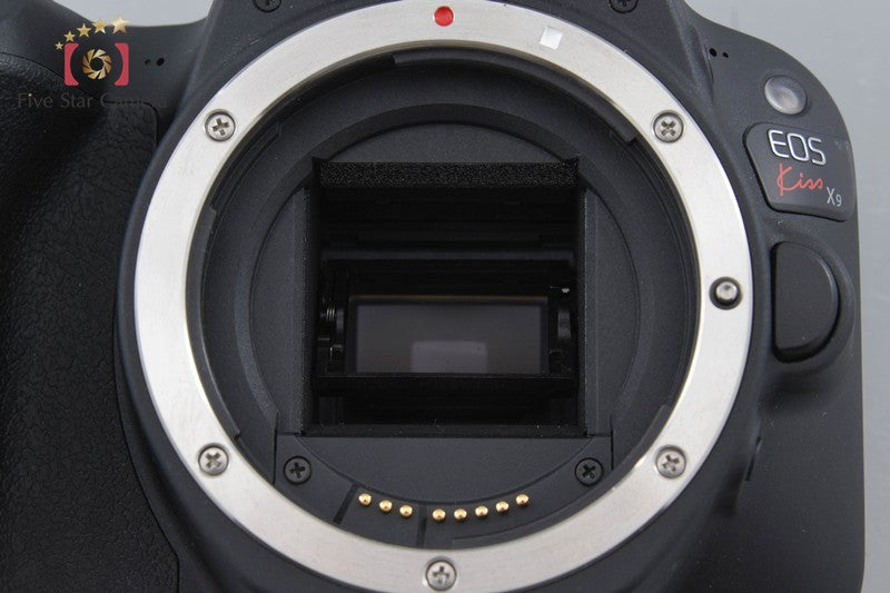 "Count 3,954" Canon EOS Kiss X9 / Rebel SL2 / 200D Black 24.2 MP DSLR 18-55 Lens