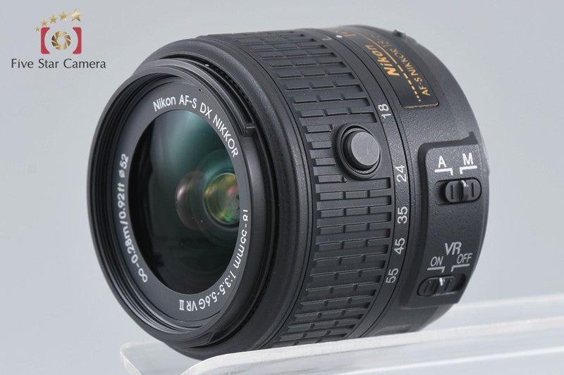 "Count 4,196" Nikon D5300 Black 24.2 MP DSLR Camera 18-55 VR II Lens