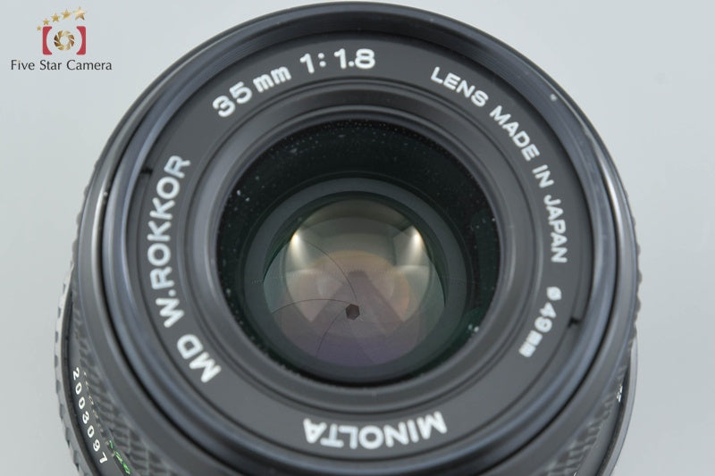Minolta MD W.ROKKOR 35mm f/1.8