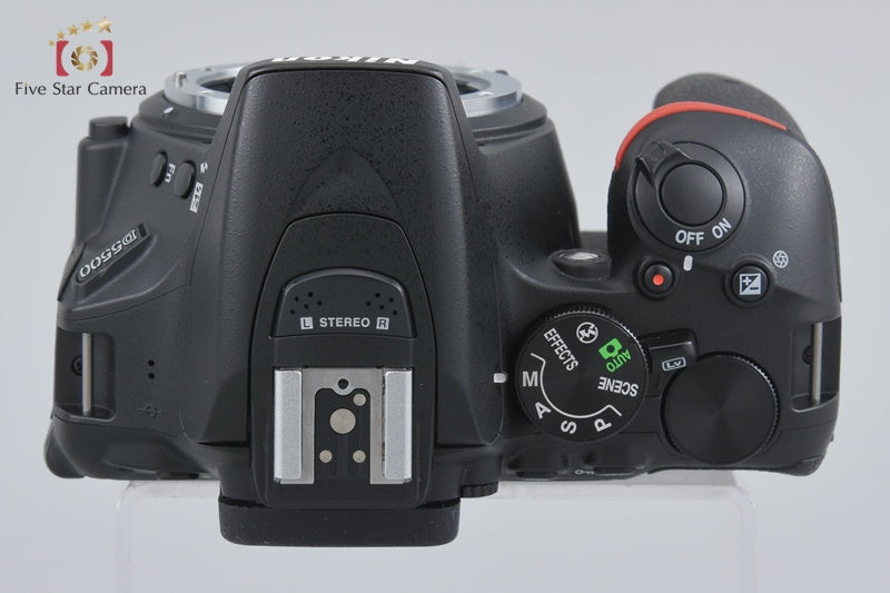 Nikon D5500 Black 24.2 MP Digital SLR Camera Body