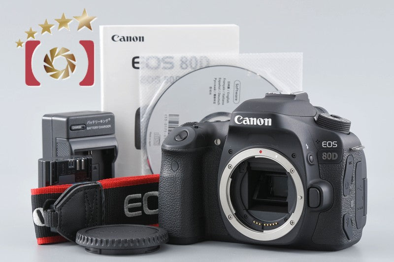 "Shutter count 1,693" Canon EOS 80D 24.2 MP Digital SLR Camera Body