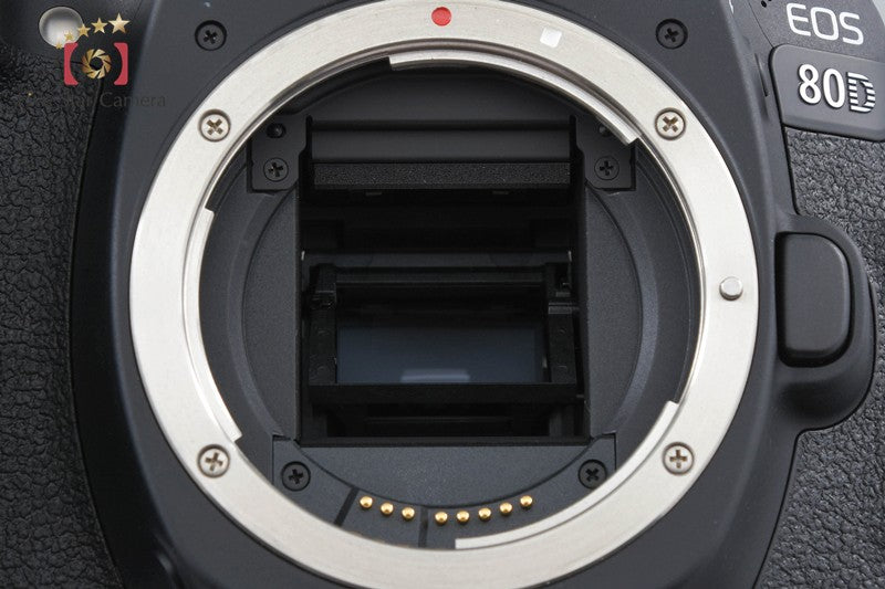 "Shutter count 1,693" Canon EOS 80D 24.2 MP Digital SLR Camera Body