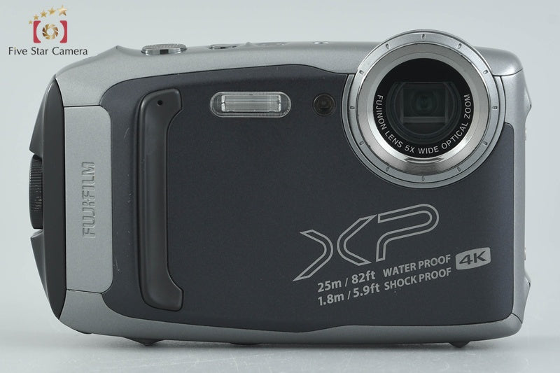 Fujifilm FINEPIX XP140 Dark Silver 16.4 MP Digital Camera w/ Box