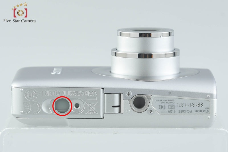 Canon IXY Digital 110 IS Silver 10.0 MP Digital Camera w/ Box