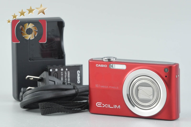 CASIO EXILIM ZOOM EX-Z200 Red 10.1 MP Digital Camera