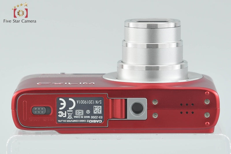 CASIO EXILIM ZOOM EX-Z200 Red 10.1 MP Digital Camera