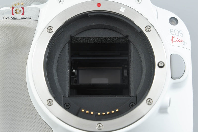 Canon EOS Kiss X7 / Rebel SL1 / 100D White 18.0 MP DSLR Camera Body