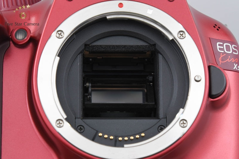 Canon EOS Kiss X50 / Rebel T3 / 1100D Red 12.2 MP 18-55 Lens