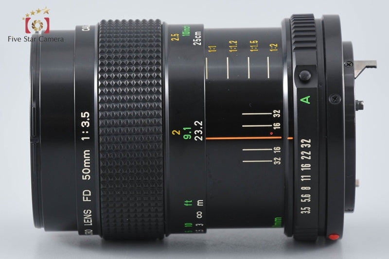 Canon New FD 50mm f/3.5 MACRO