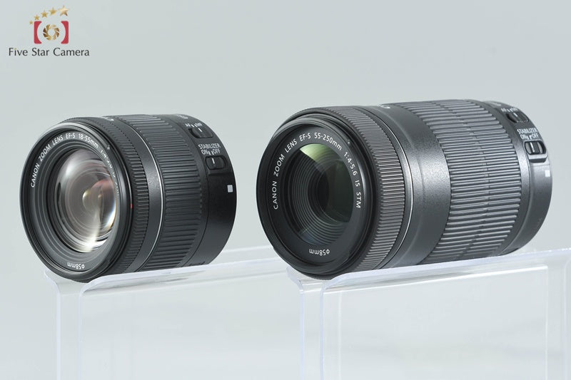 Canon EOS Kiss X10 / Rebel SL3 / 250D / 200DII 24.1 MP 18-55 55-250 Lenses