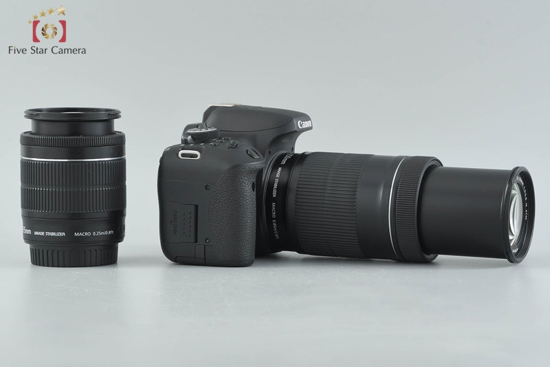 Canon EOS Kiss X8i / Rebel T6i / 750D 24.2 MP DSLR 18-55 55-250 Lenses