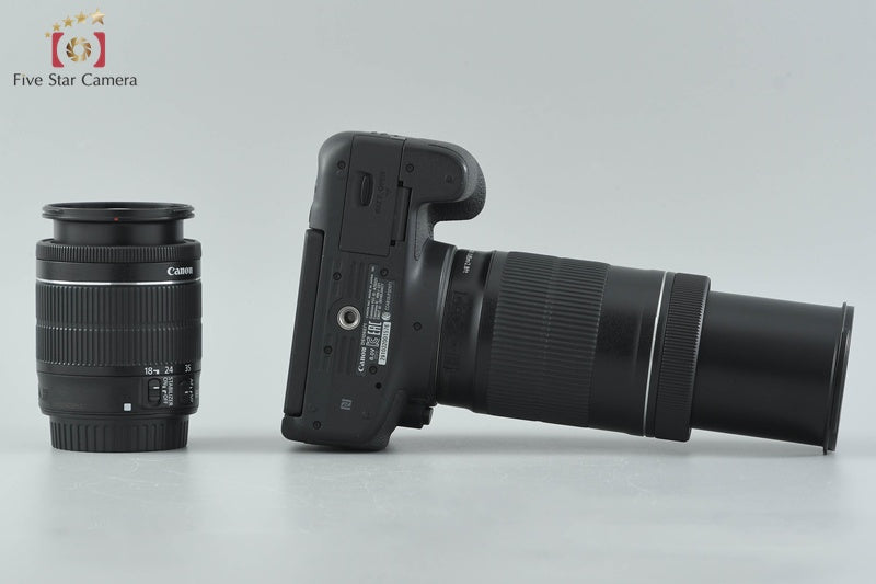 Canon EOS Kiss X8i / Rebel T6i / 750D 24.2 MP DSLR 18-55 55-250 Lenses