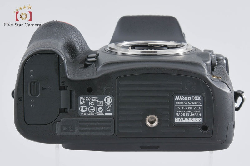 Nikon D800 36.3 MP Full Frame Digital SLR Camera Body w/ Box