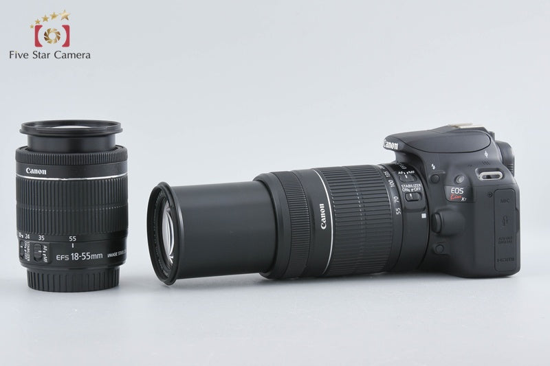 Canon EOS Kiss X7 / Rebel SL1 / 100D 18.0 MP 18-55 55-250 Lenses