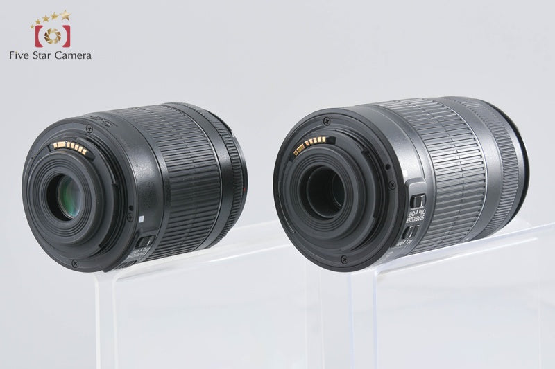 Canon EOS Kiss X7 / Rebel SL1 / 100D 18.0 MP 18-55 55-250 Lenses