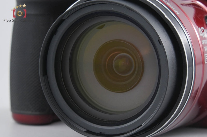 Nikon COOLPIX P520 Red 18.1 MP Digital Camera
