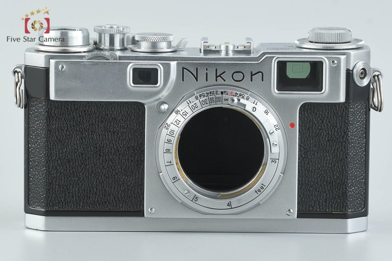 Nikon S2 Early Model Rangefinder Film Camera + NIKKOR-S.C 50mm f/1.4