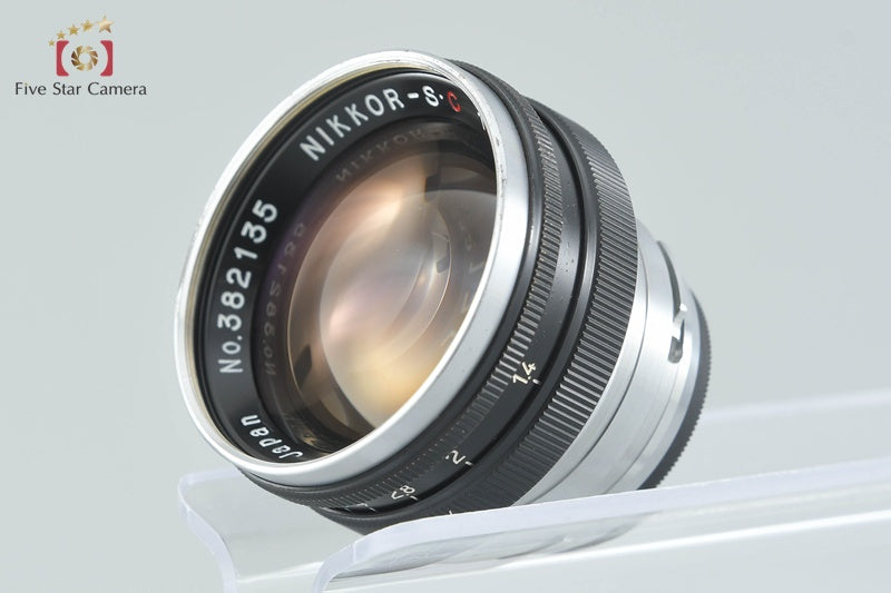 Nikon S2 Early Model Rangefinder Film Camera + NIKKOR-S.C 50mm f/1.4