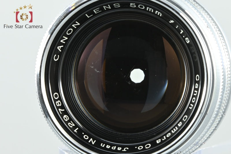 Canon 50mm f/1.8 Silver L39 LTM Leica Thread Mount Lens