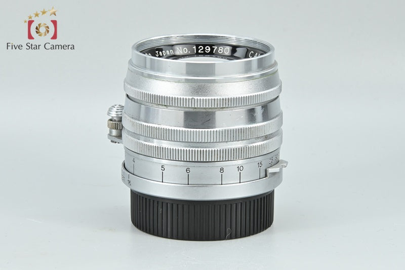 Canon 50mm f/1.8 Silver L39 LTM Leica Thread Mount Lens