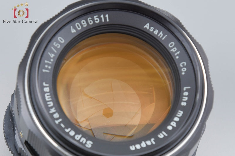 PENTAX Super-Takumar 50mm f/1.4 Later Model 7 Elements M42 Mount