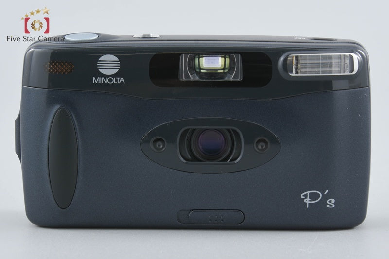 MINOLTA P's Black 35mm Point & Shoot Film Camera w/ Box