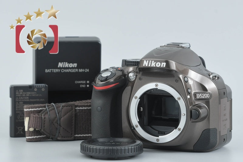 "Shutter count 337" Nikon D5200 Bronze 24.1 MP Digital SLR Camera Body