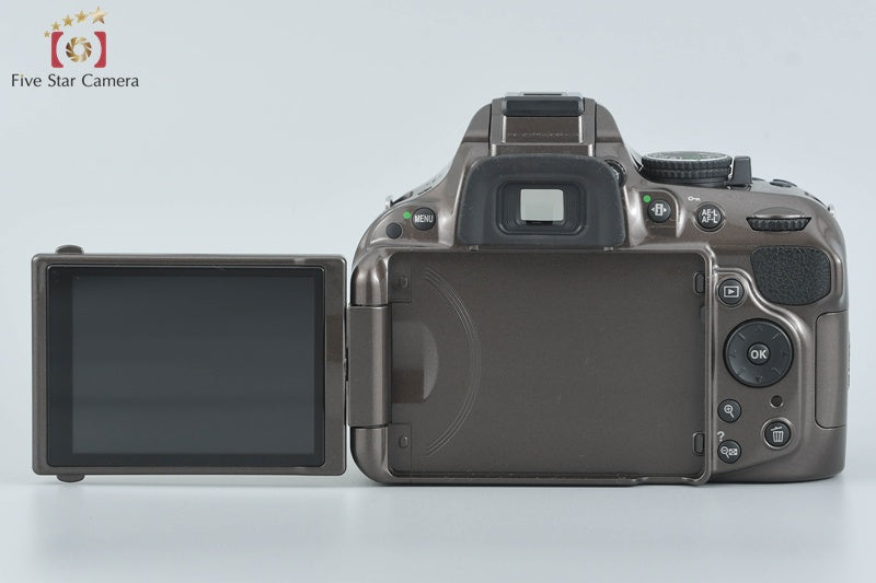 "Shutter count 337" Nikon D5200 Bronze 24.1 MP Digital SLR Camera Body