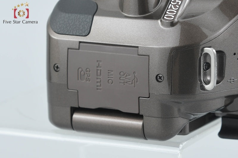 "Shutter count 337" Nikon D5200 Bronze 24.1 MP Digital SLR Camera Body