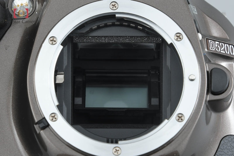 "Shutter count 337" Nikon D5200 Bronze 24.1 MP Digital SLR Camera Body